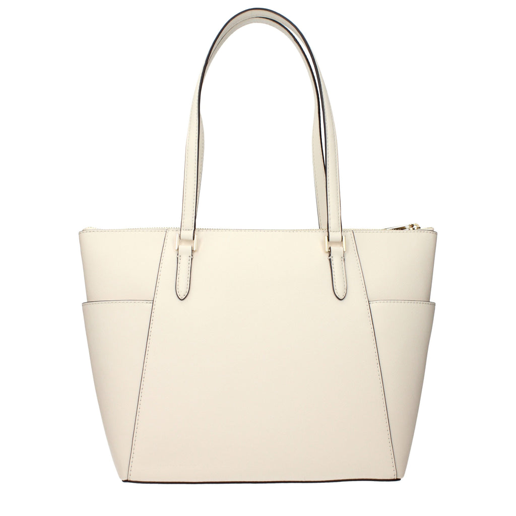 Michael Kors Beige Ledertasche mit Schulterriemen