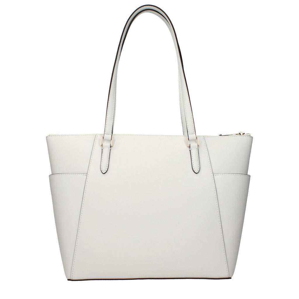 Michael Kors Weiße Leder Schultertasche