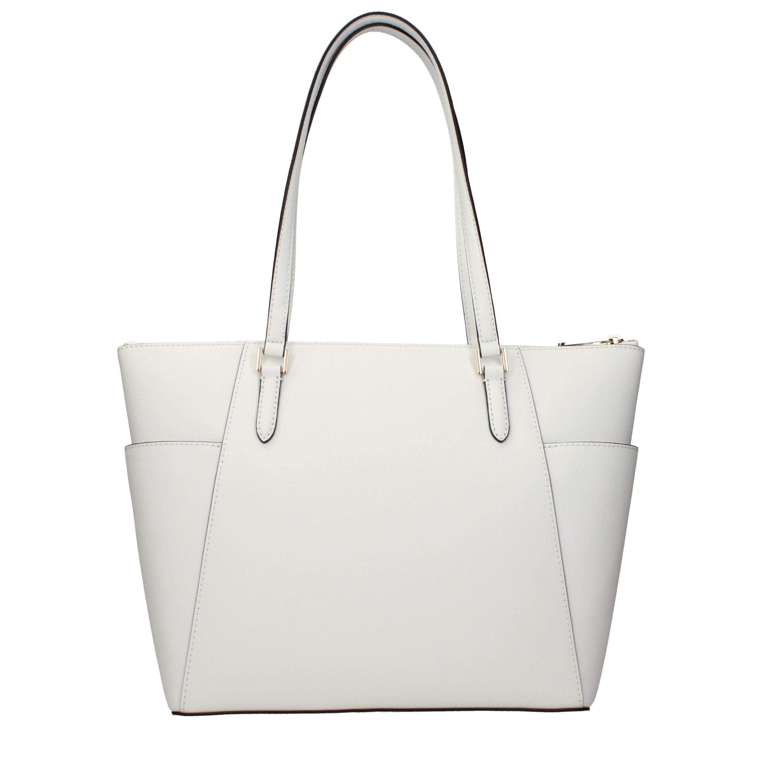 Michael Kors Weiße Leder Schultertasche