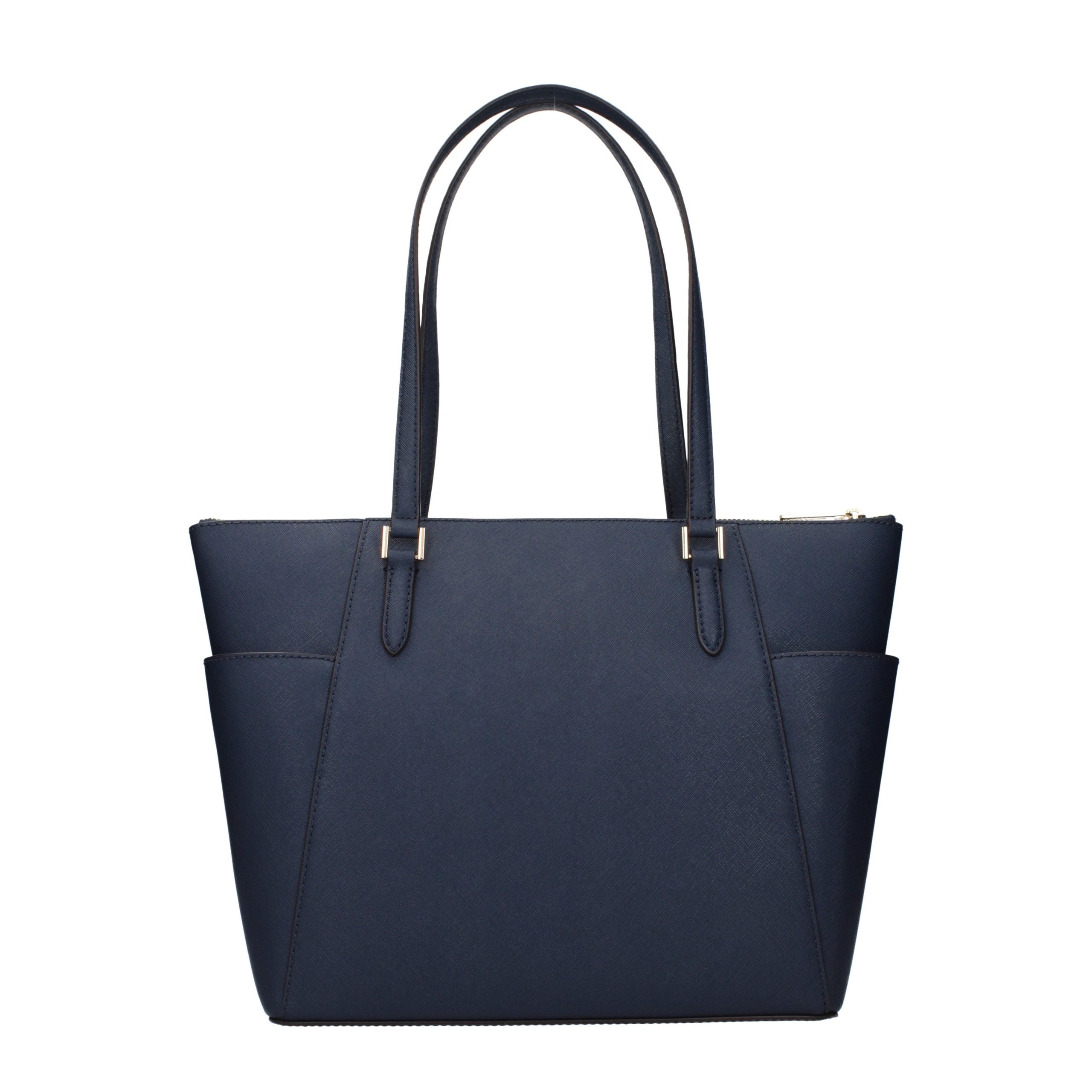 Michael Kors Schultertasche aus blauem Leder