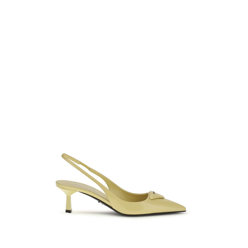 Prada Pumps aus Kalbsleder in Bicolor "Bos Taurus"