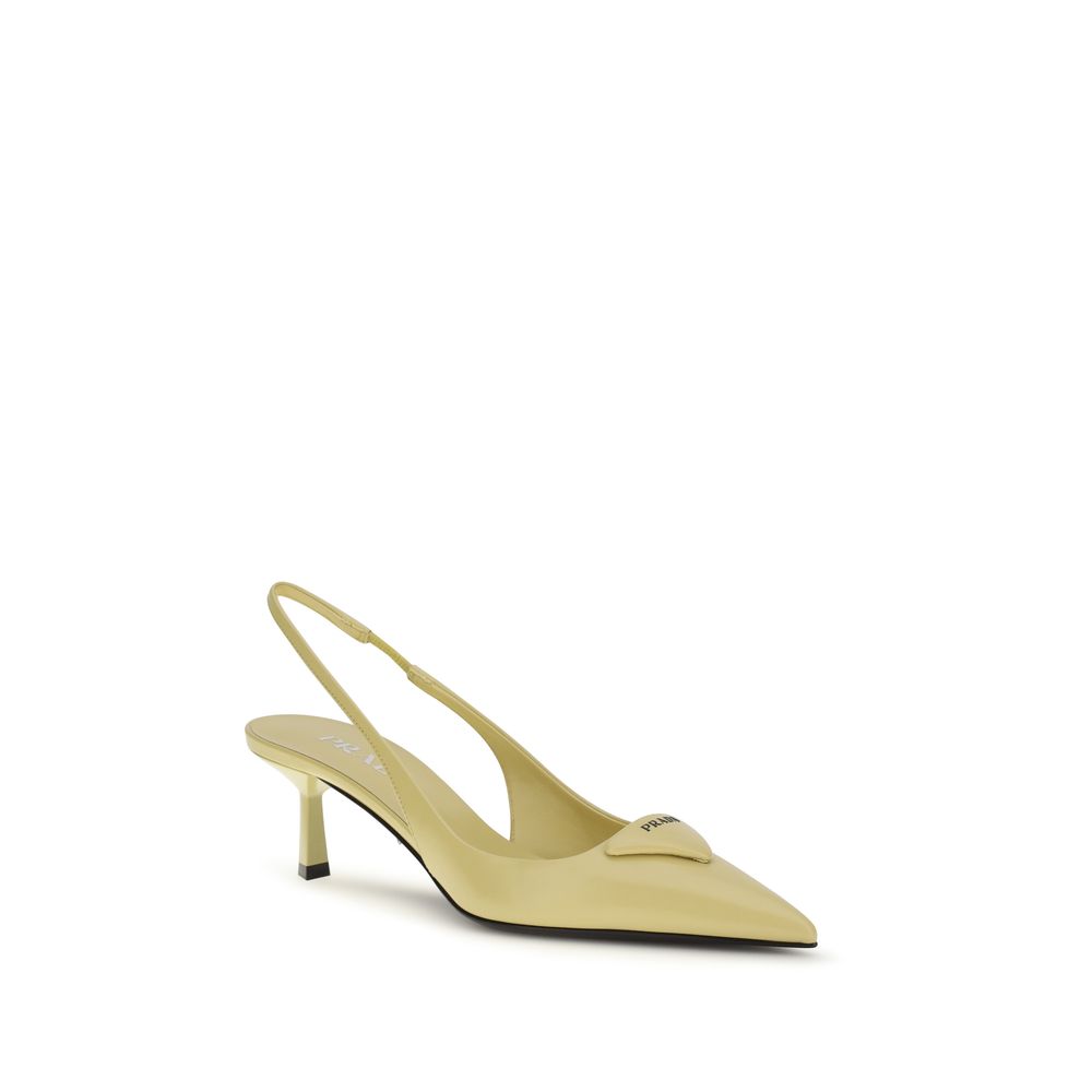 Prada Pumps aus Kalbsleder in Bicolor "Bos Taurus"
