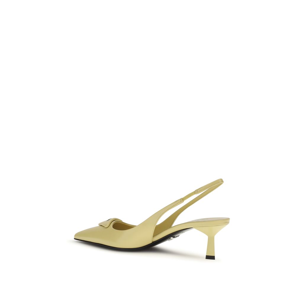 Prada Pumps aus Kalbsleder in Bicolor "Bos Taurus"