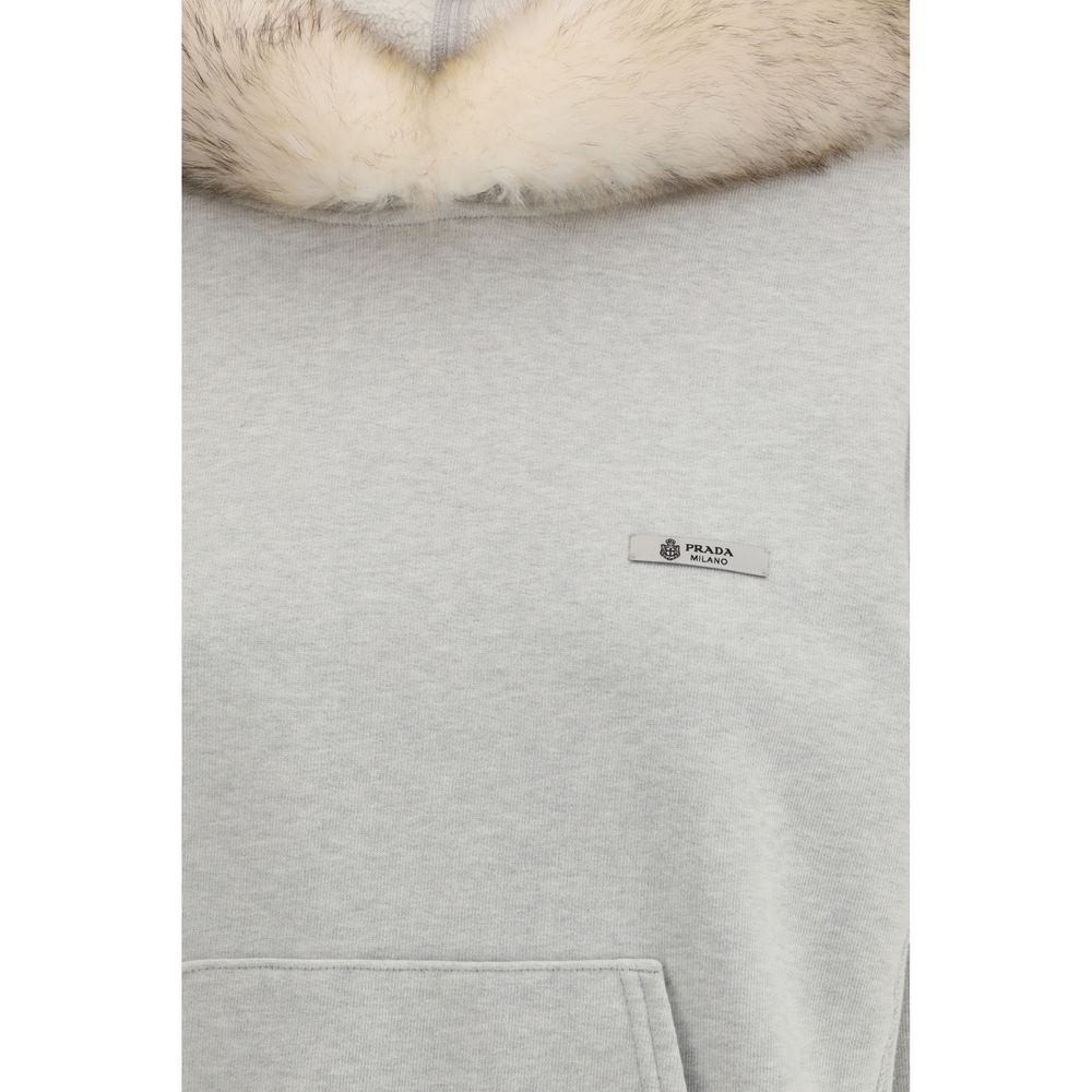 Prada Grauer Baumwoll-Sweatshirt