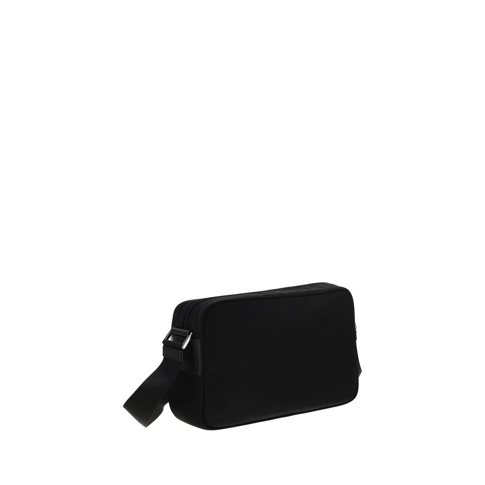 Prada Schwarze Schultertasche aus Nylon