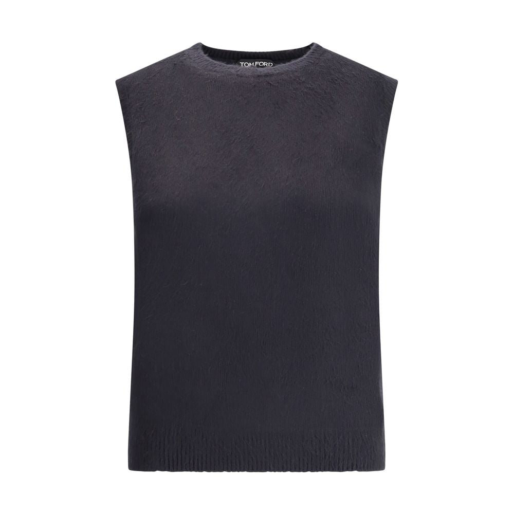 Tom Ford Schwarzer Seiden-Sweatshirt