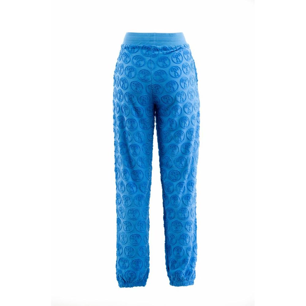 Moschino Blaue Baumwollhose für die Freizeit
