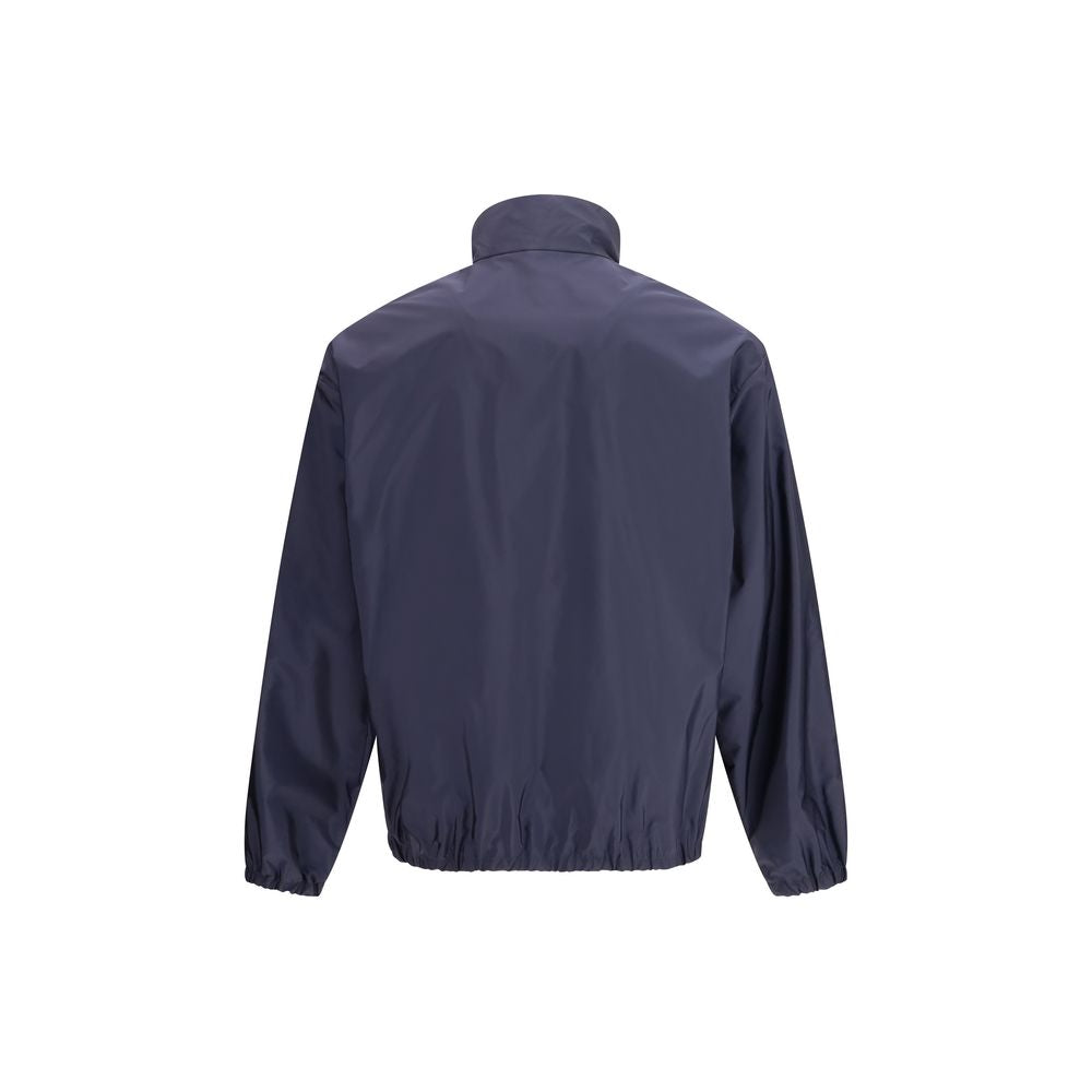 Prada Blaue Shell-Jacke aus recyceltem Polyamid