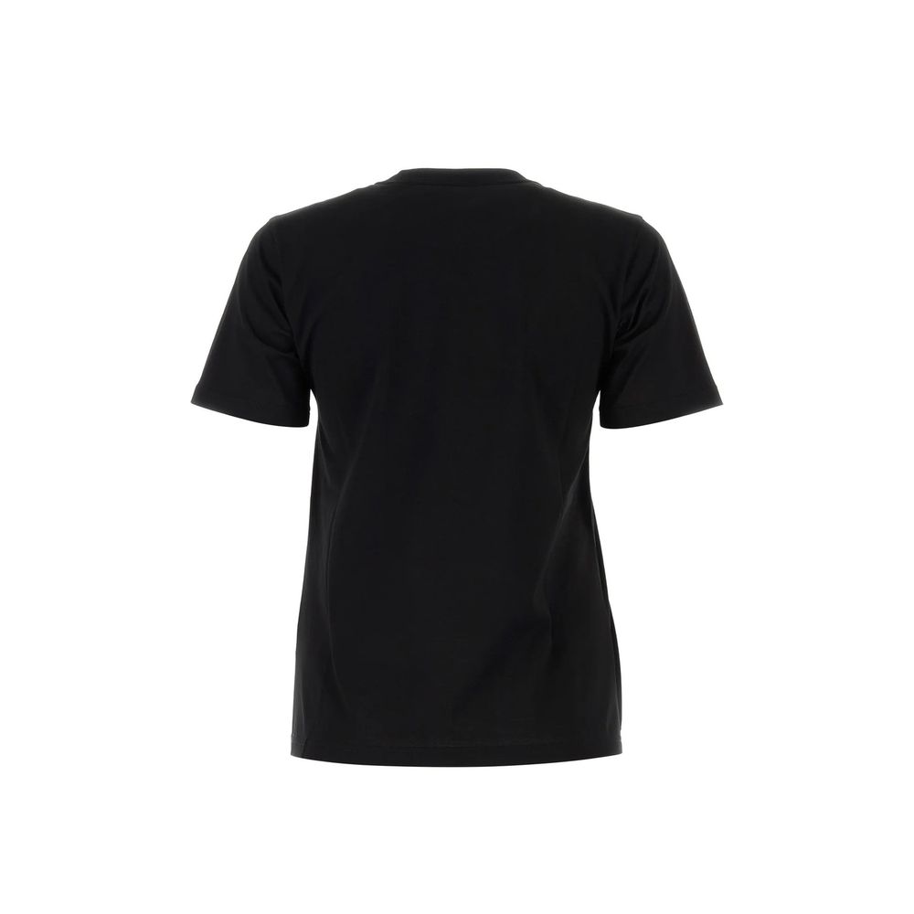 Burberry Schwarzes Baumwoll-T-Shirt