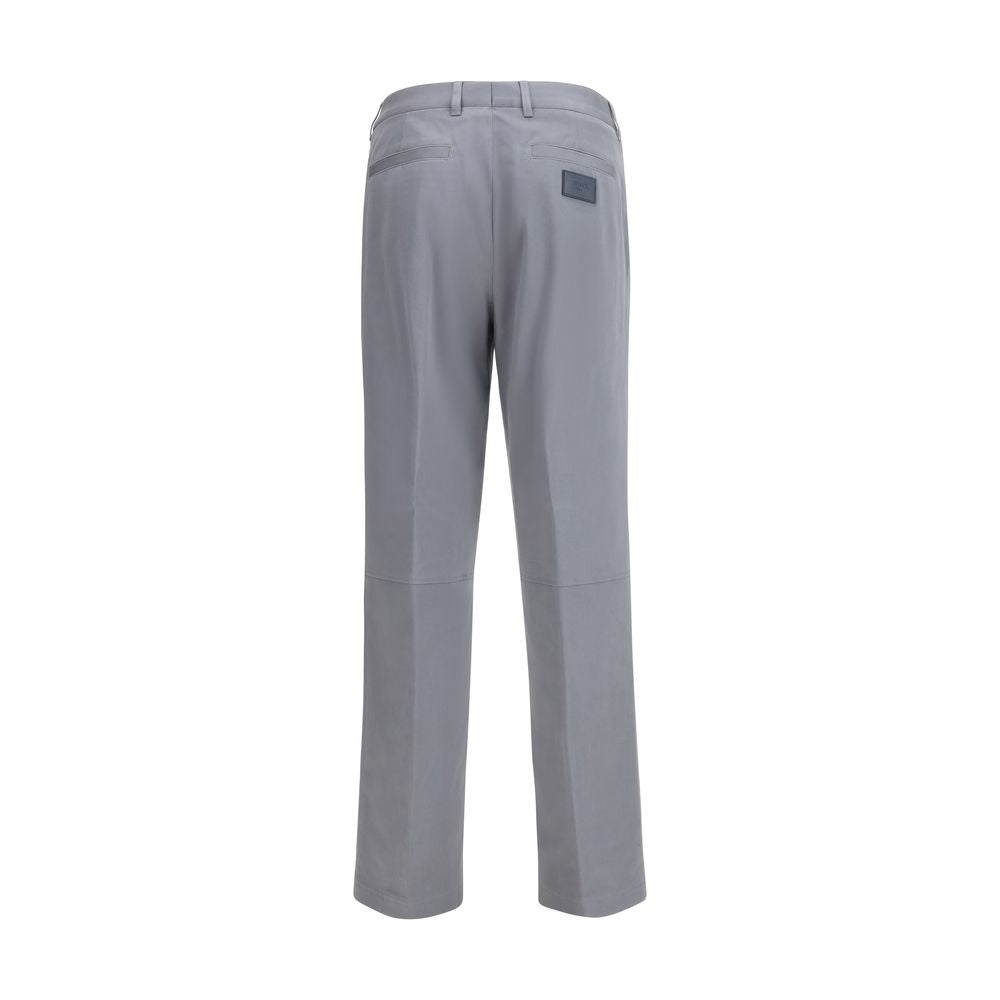 Fendi Graue Baumwollhose für den Alltag