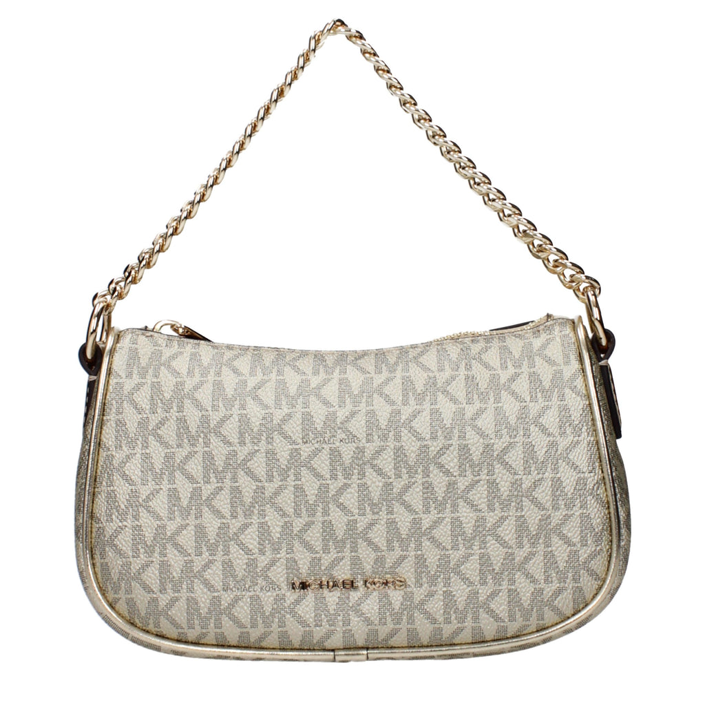 Michael Kors Handtasche aus goldenem Stoff