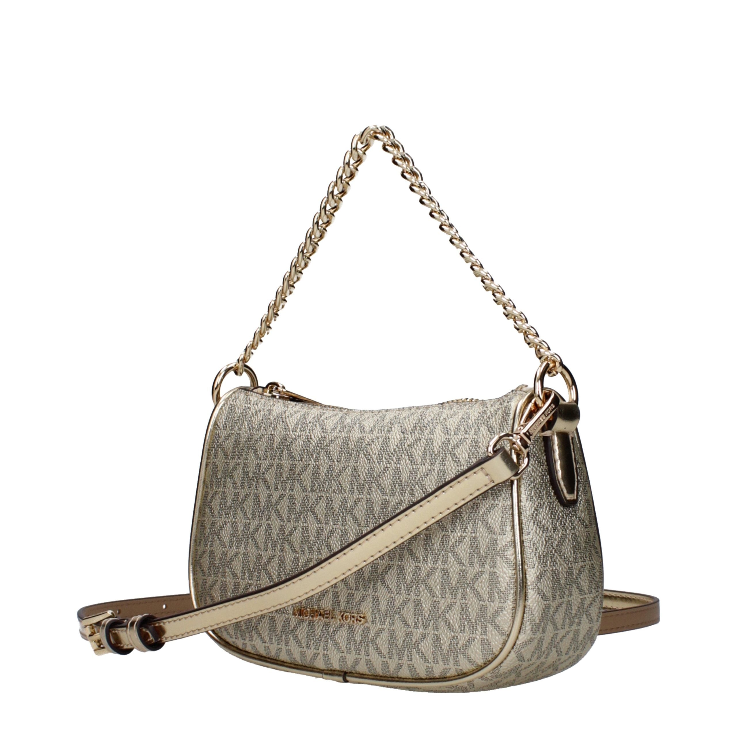 Michael Kors Handtasche aus goldenem Stoff