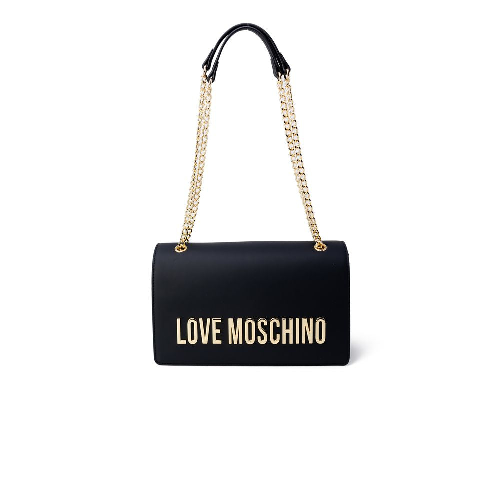 Love Moschino Schwarze Handtasche aus Polyethylen