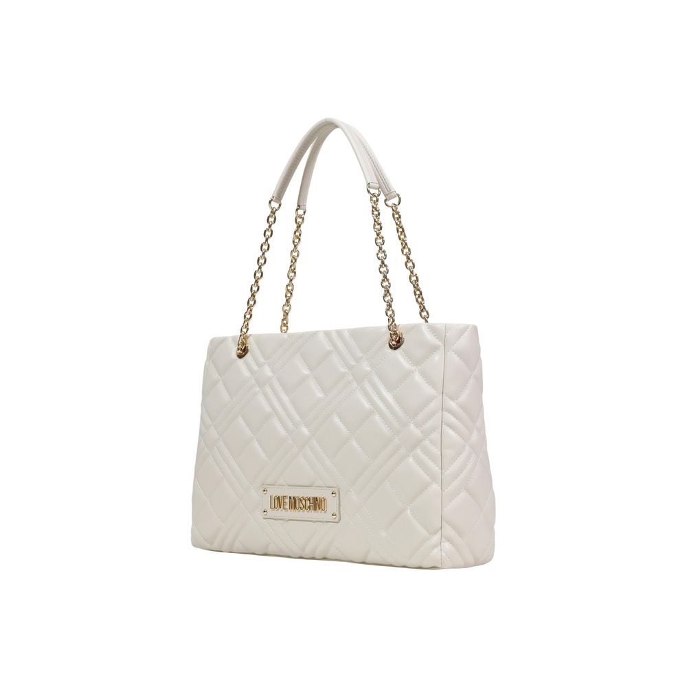 Love Moschino Beige Polyethylen Handtasche