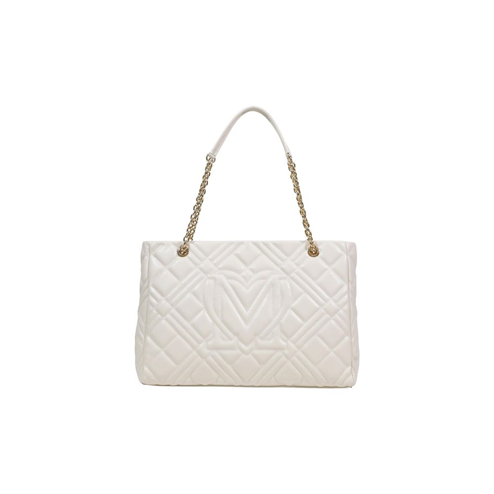 Love Moschino Beige Polyethylen Handtasche