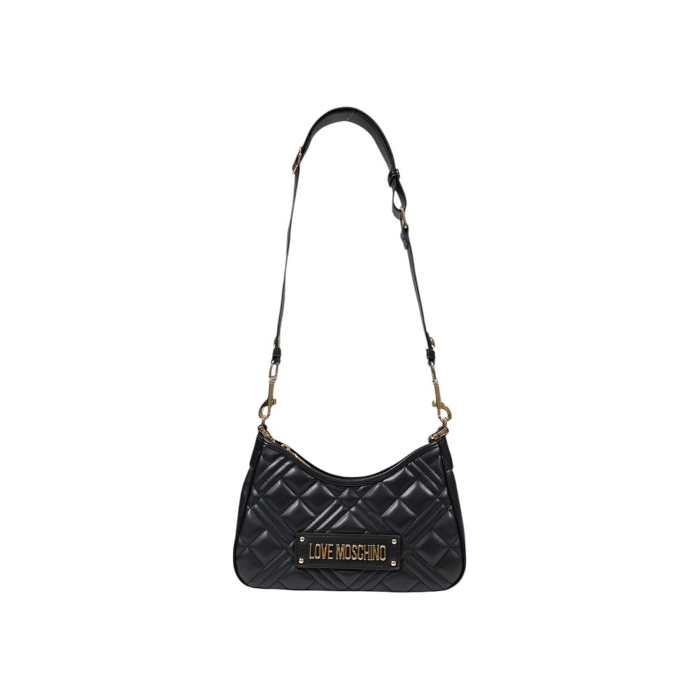 Love Moschino Schwarze Handtasche aus Polyethylen