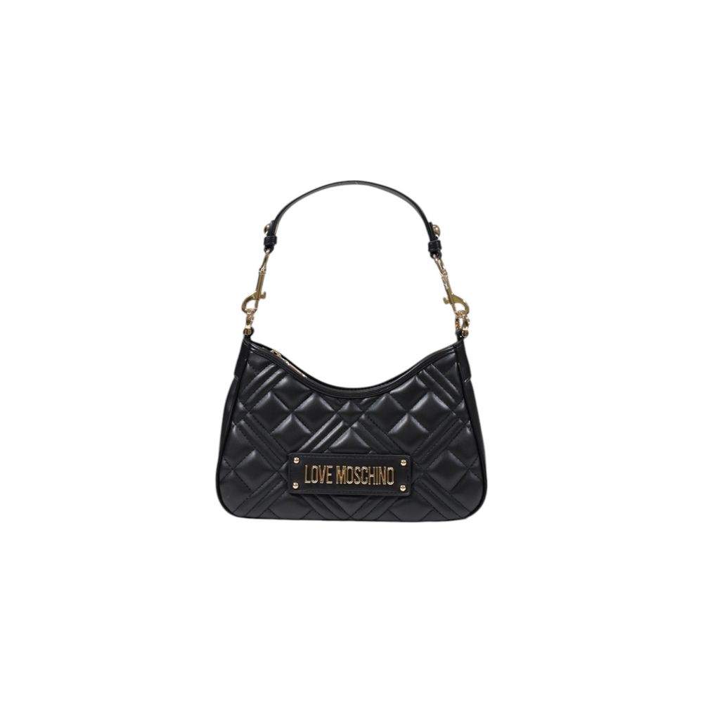 Love Moschino Schwarze Handtasche aus Polyethylen