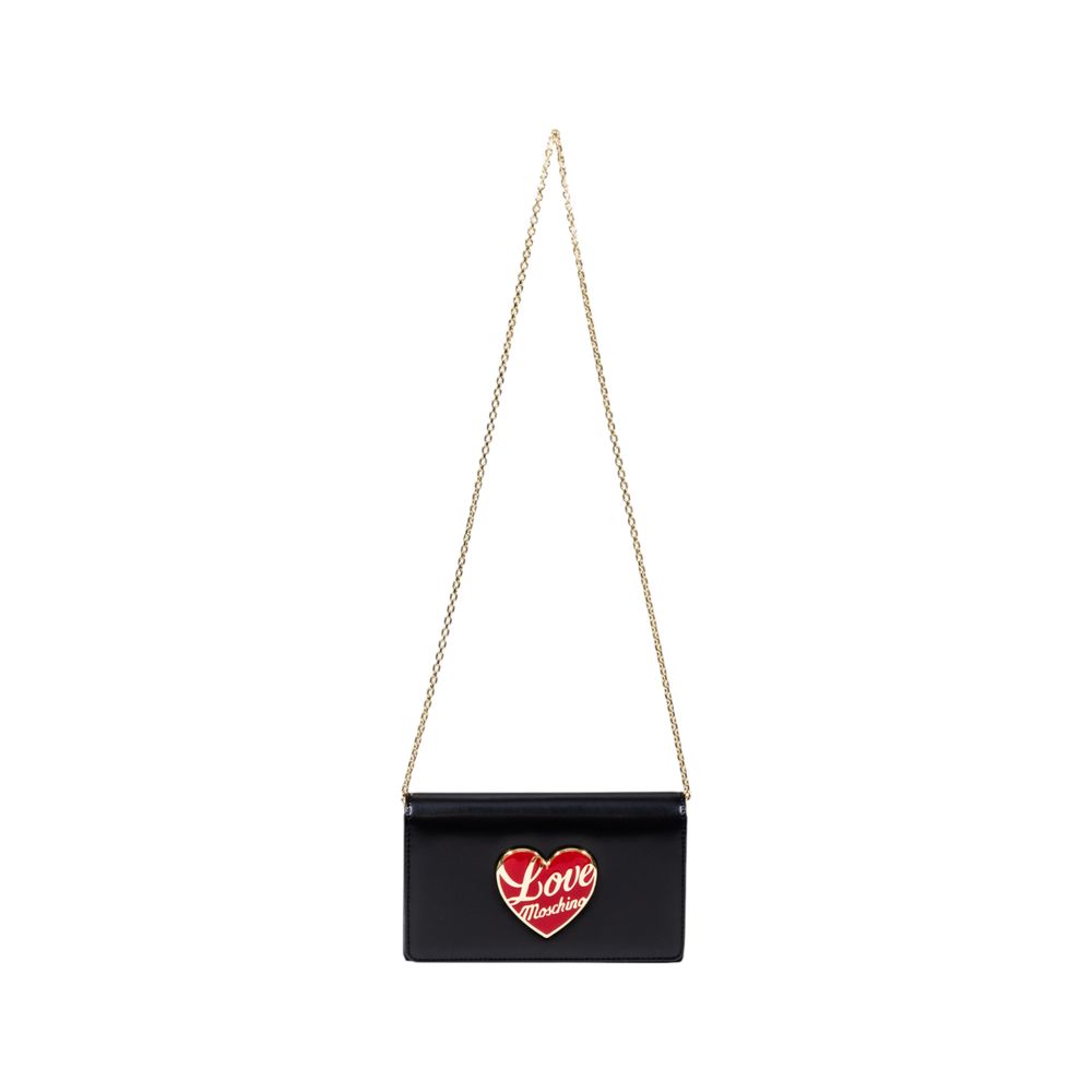 Love Moschino Schwarze Handtasche aus Polyethylen