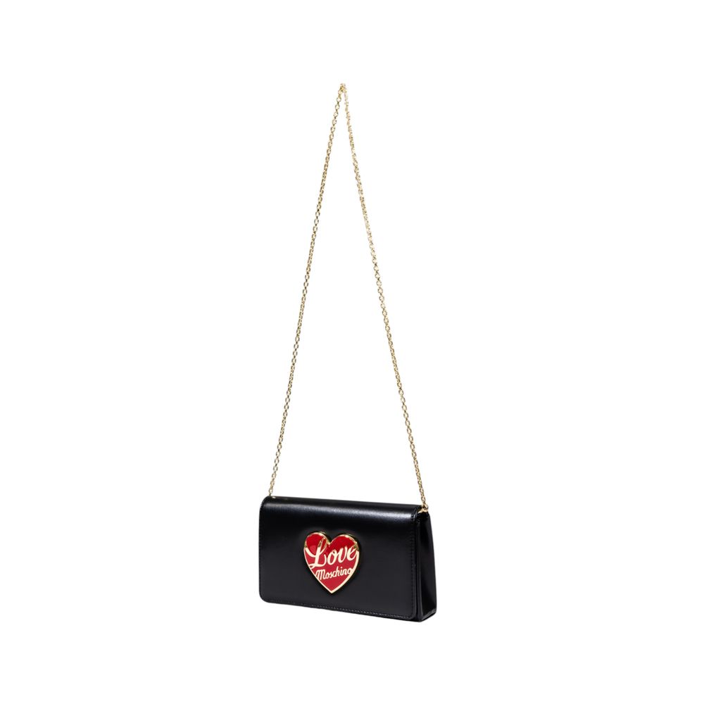 Love Moschino Schwarze Handtasche aus Polyethylen