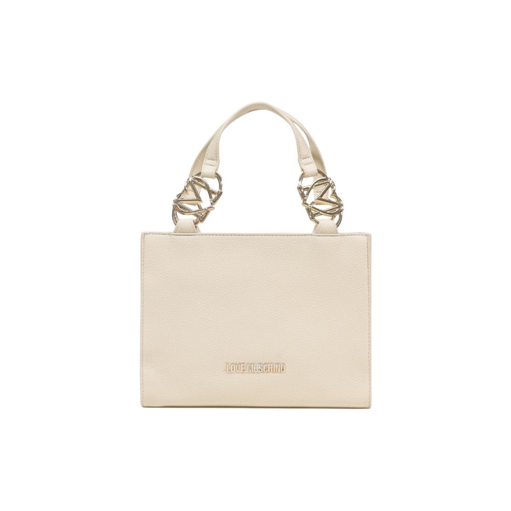 Love Moschino Beige Polyethylen Handtasche