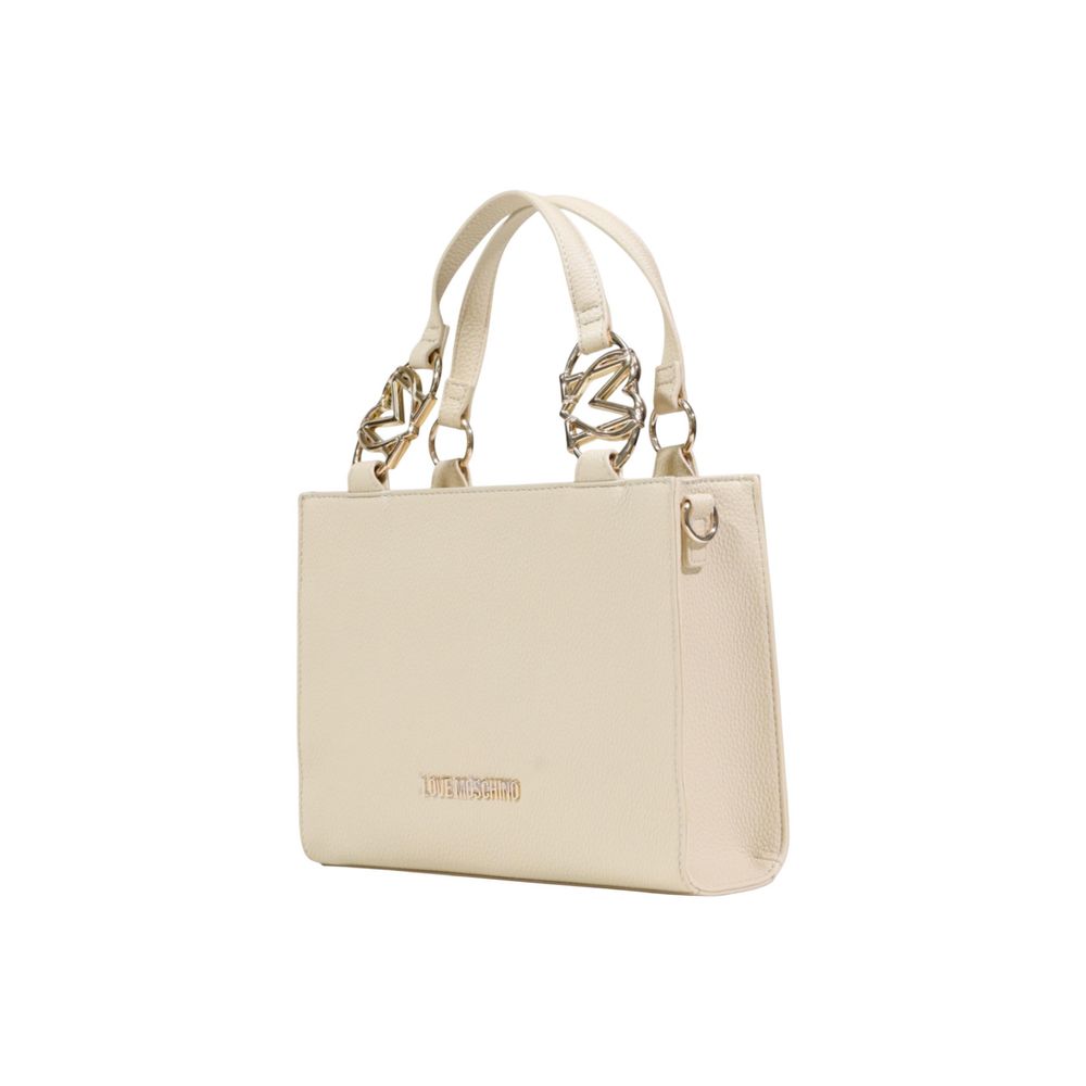 Love Moschino Beige Polyethylen Handtasche