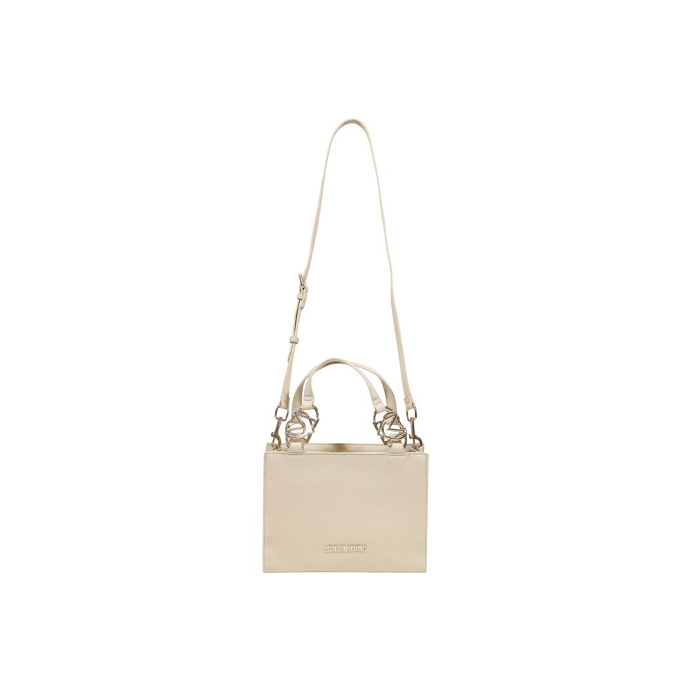 Love Moschino Beige Polyethylen Handtasche