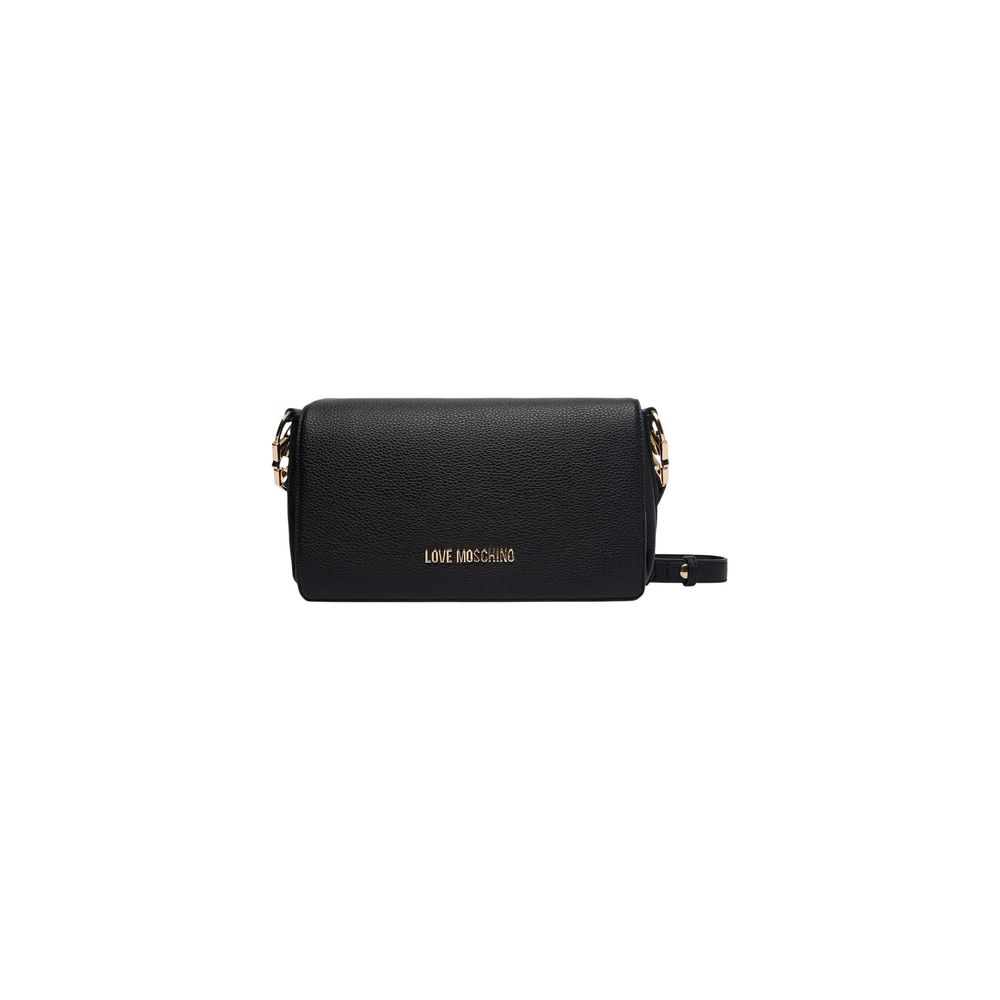 Love Moschino Schwarze Handtasche aus Polyethylen