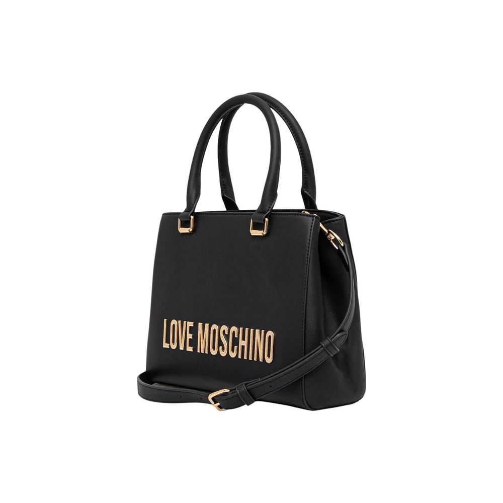 Love Moschino Zweifarbige Handtasche aus Polyethylen