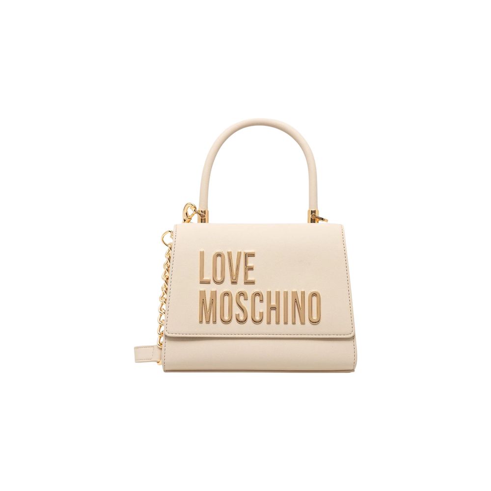 Love Moschino Beige Polyethylen Handtasche