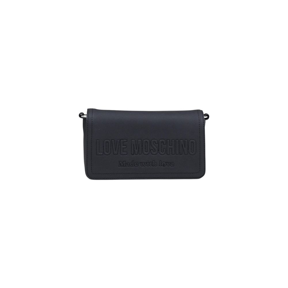 Love Moschino Schwarze Handtasche aus Polyurethan