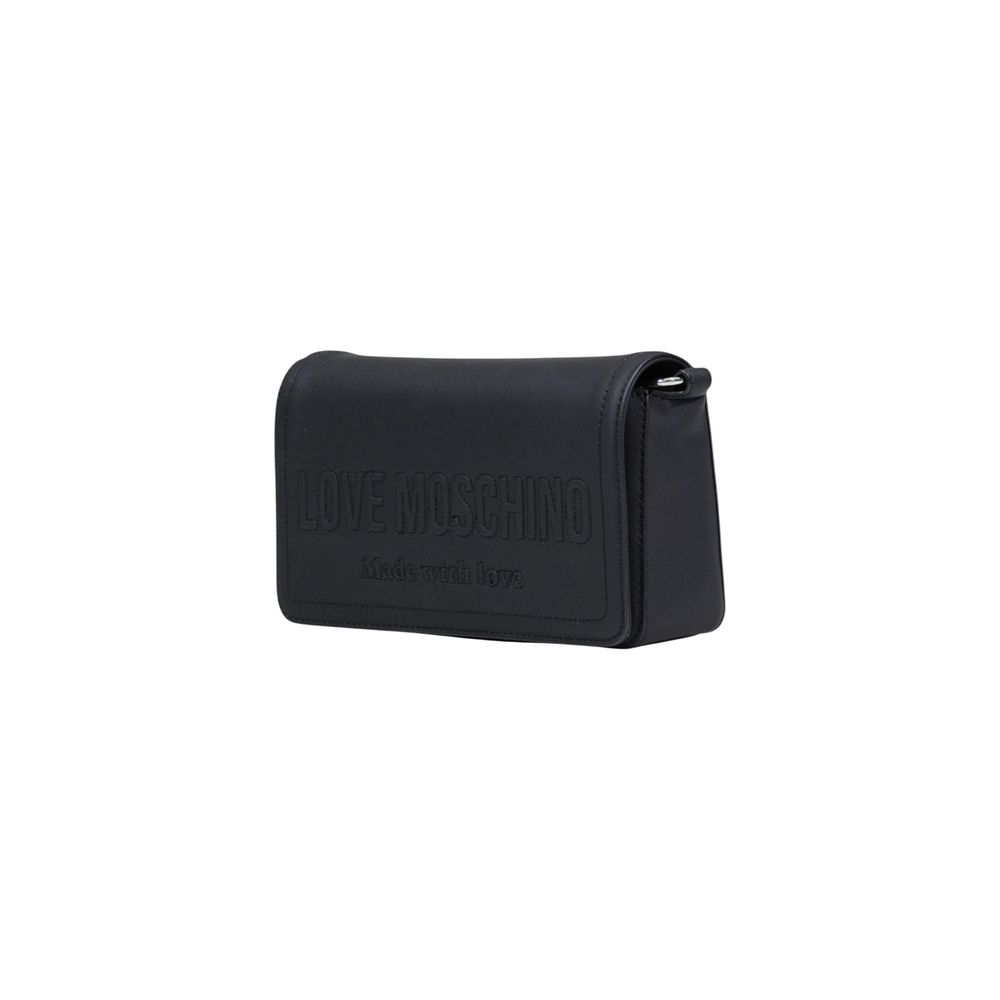 Love Moschino Schwarze Handtasche aus Polyurethan
