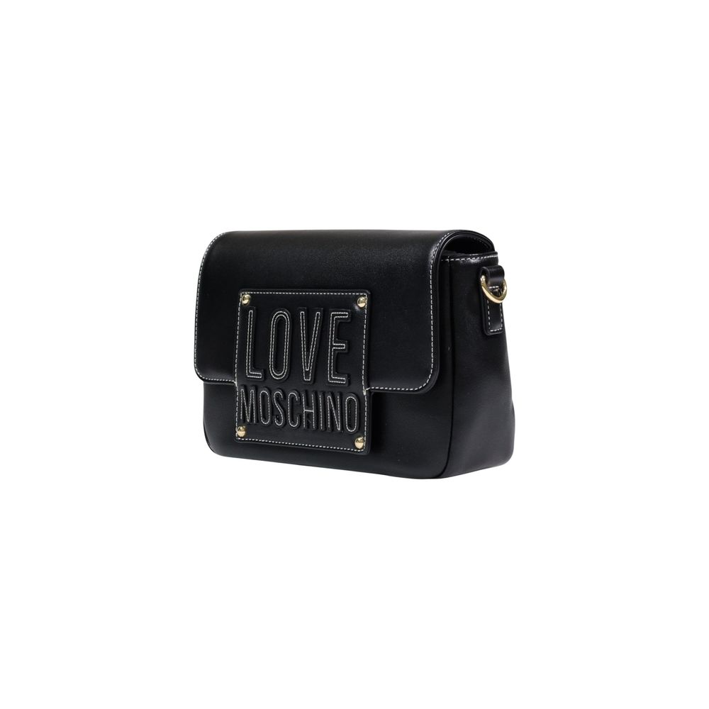 Love Moschino Schwarze Handtasche aus Polyethylen
