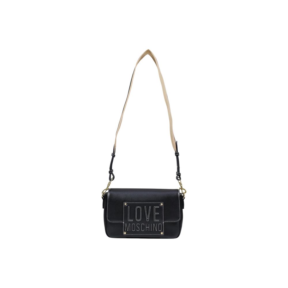 Love Moschino Schwarze Handtasche aus Polyethylen