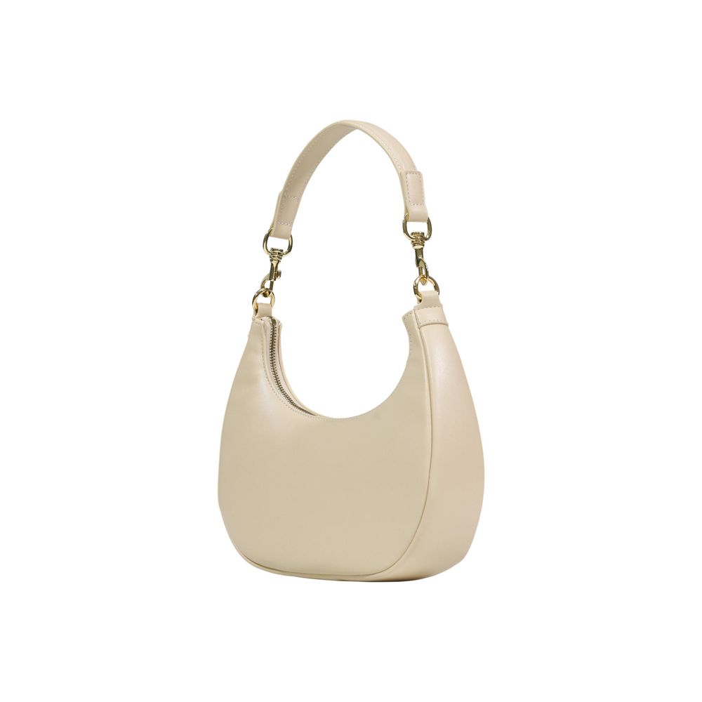 Love Moschino Cremefarbene Handtasche aus Polyurethan