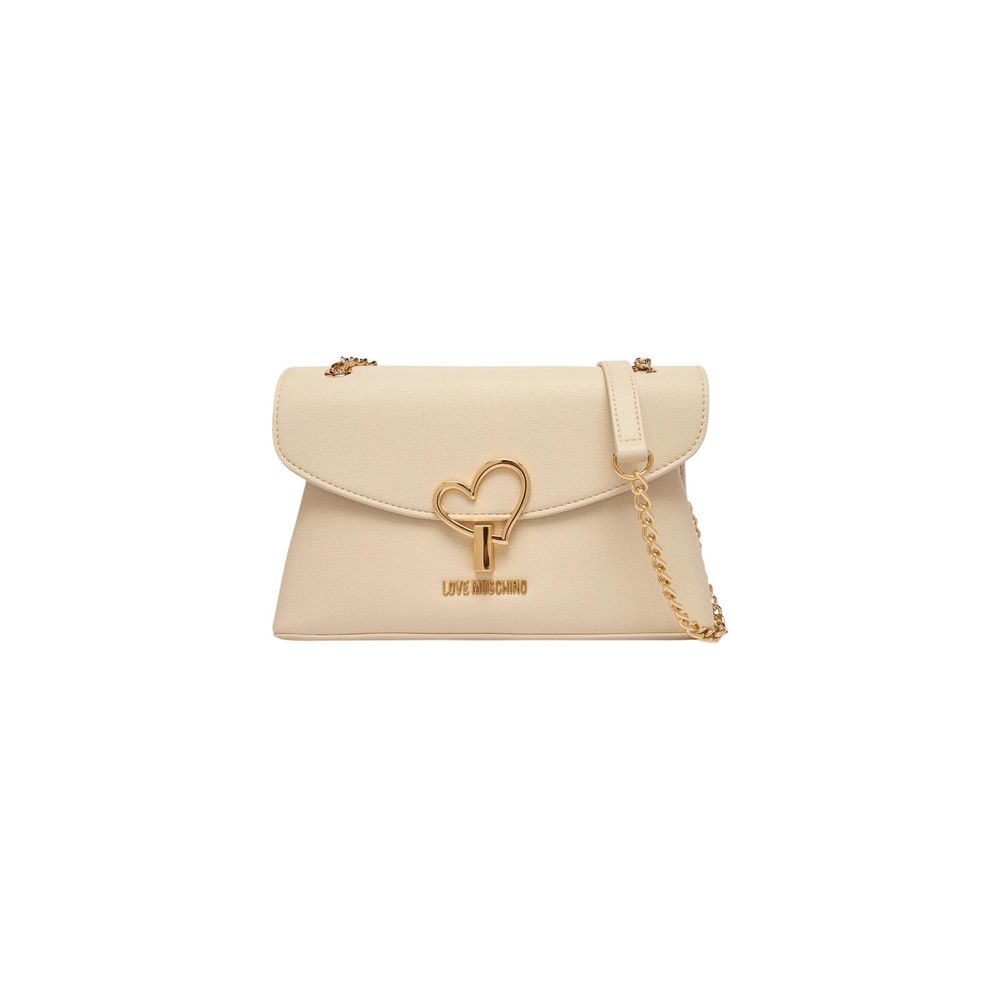 Love Moschino Beige Polyethylene Handtasche