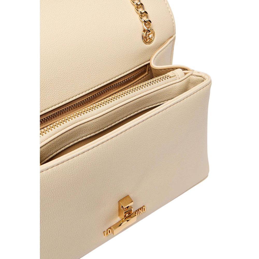 Love Moschino Beige Polyethylene Handtasche