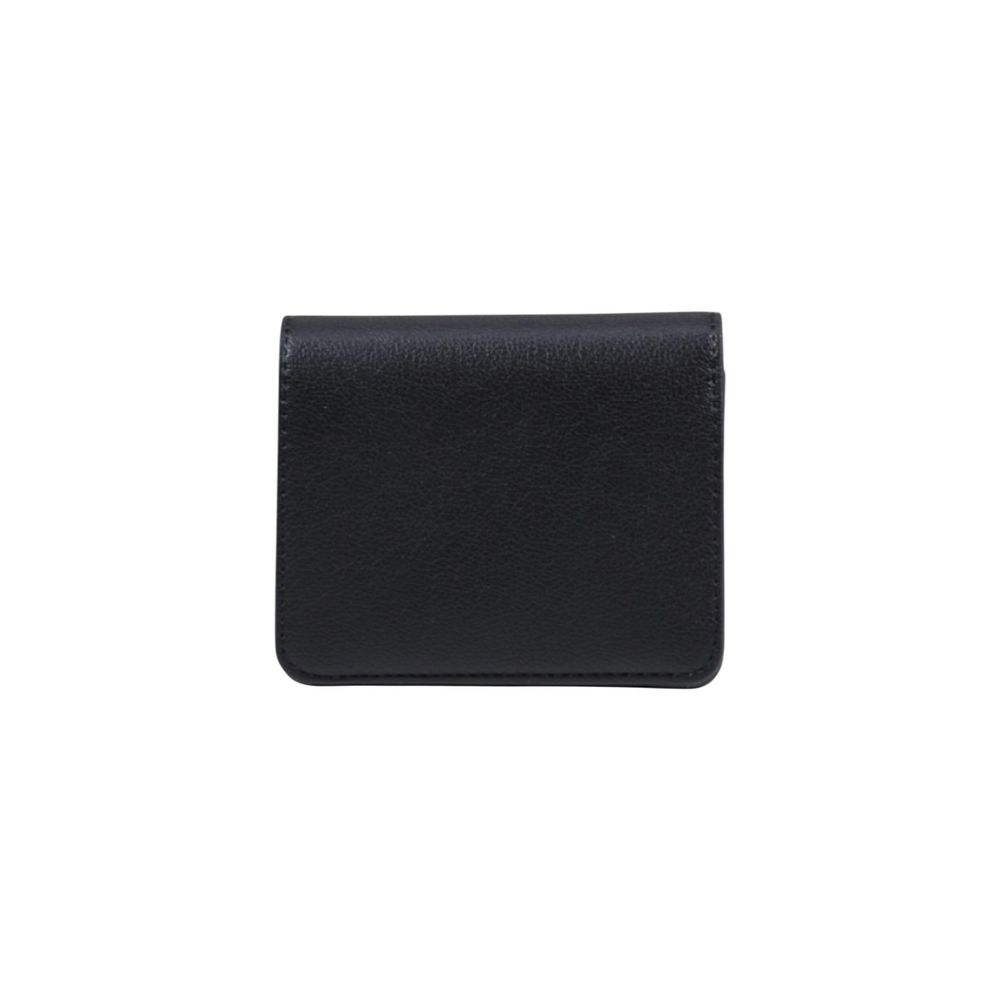 Love Moschino Schwarzes Portemonnaie aus Polyethylen