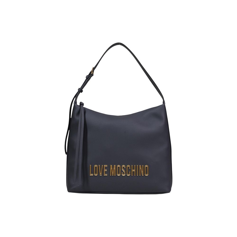 Love Moschino Schwarze Handtasche aus Polyethylen