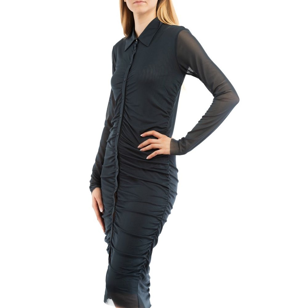 Patrizia Pepe Blaues Freizeitkleid aus Polyester