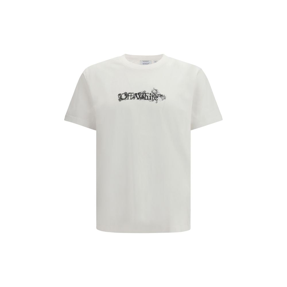 Off-White Weißes Baumwoll-T-Shirt