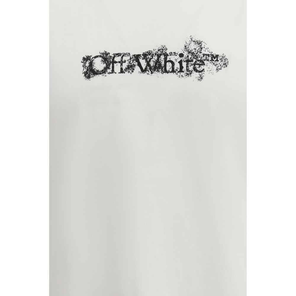 Off-White Weißes Baumwoll-T-Shirt