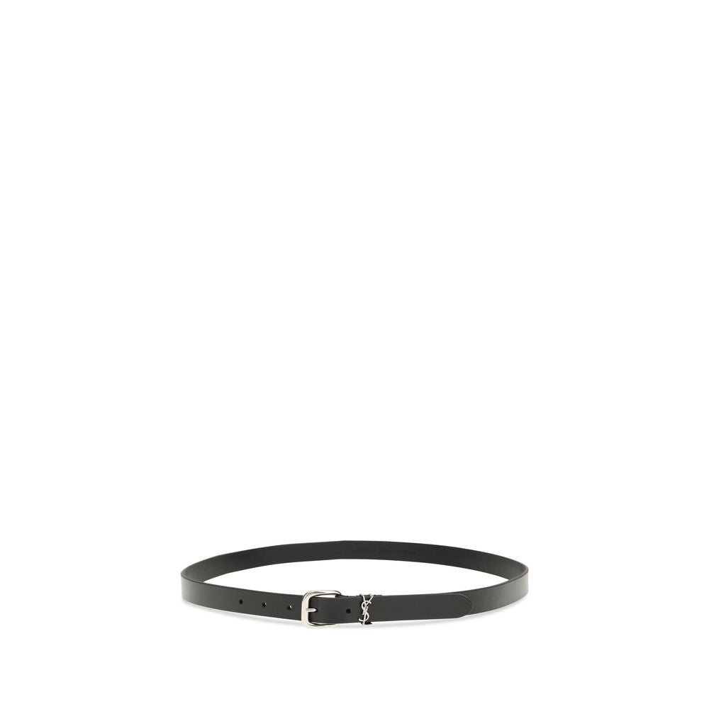 Saint Laurent Schwarzer Baumwollgürtel Regular