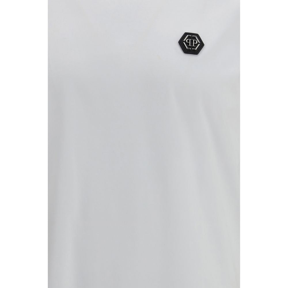 Philipp Plein Weißes Baumwoll-T-Shirt