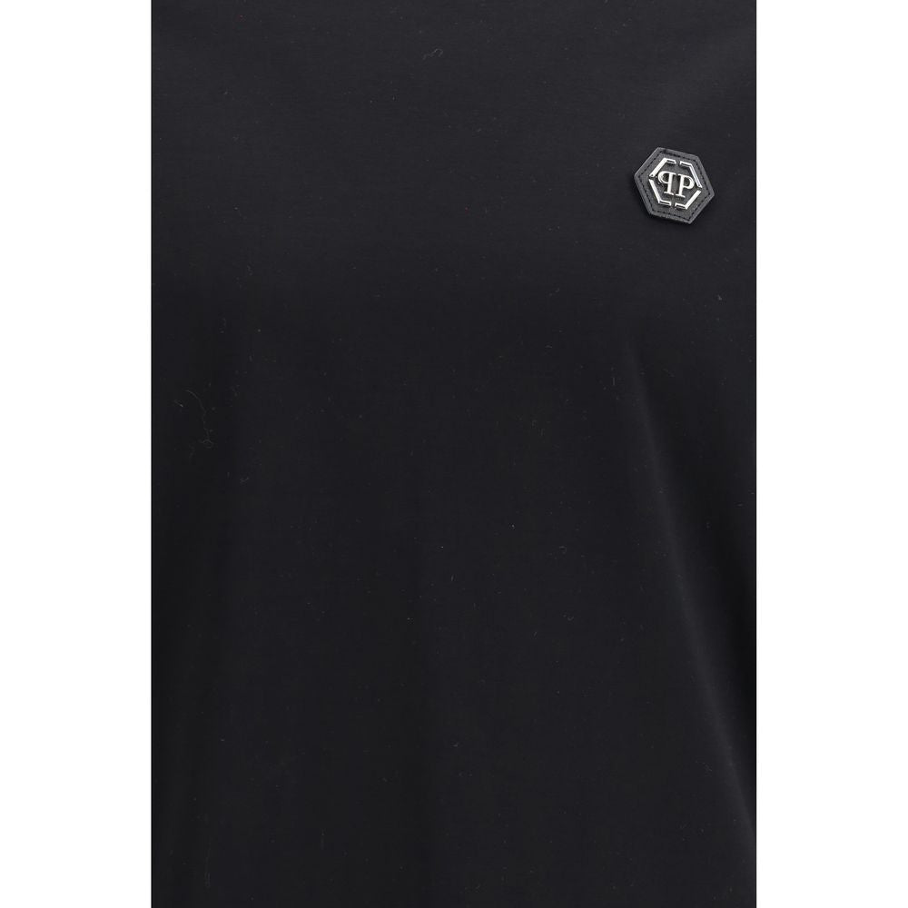 Philipp Plein Schwarzes Baumwoll-T-Shirt