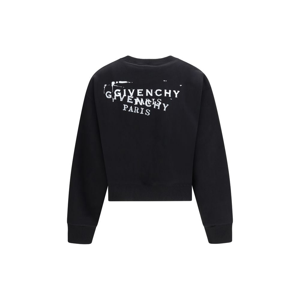 Givenchy Schwarzer Baumwoll-Sweatshirt