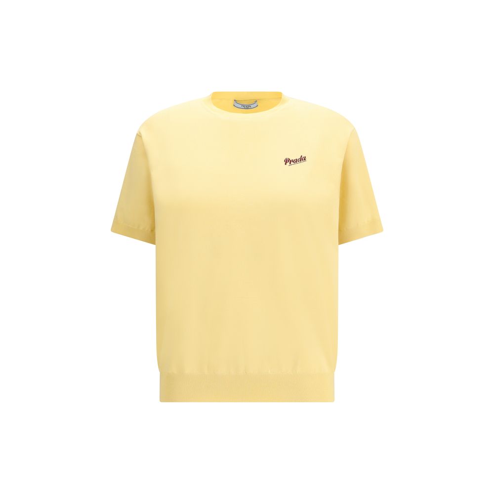 Prada Zweifarbiger Seiden-Sweatshirt