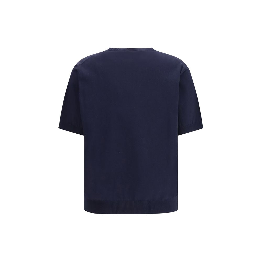 Prada Blaues Seiden-Sweatshirt