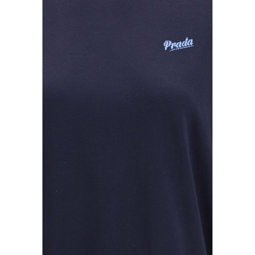 Prada Blaues Seiden-Sweatshirt