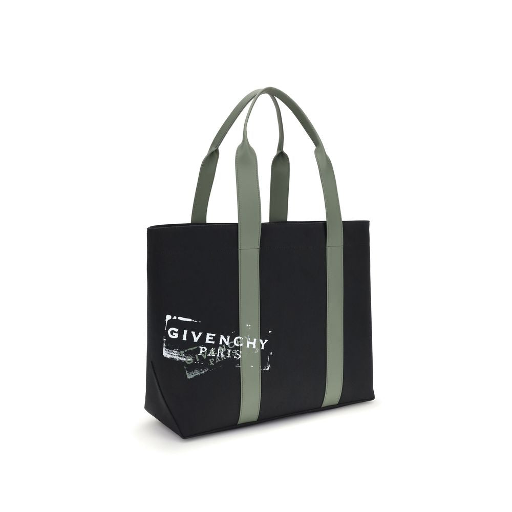 Givenchy Schwarze Baumwoll-Umhängetasche