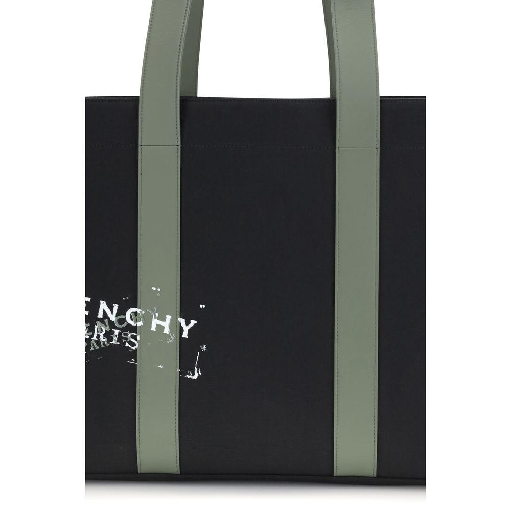 Givenchy Schwarze Baumwoll-Umhängetasche